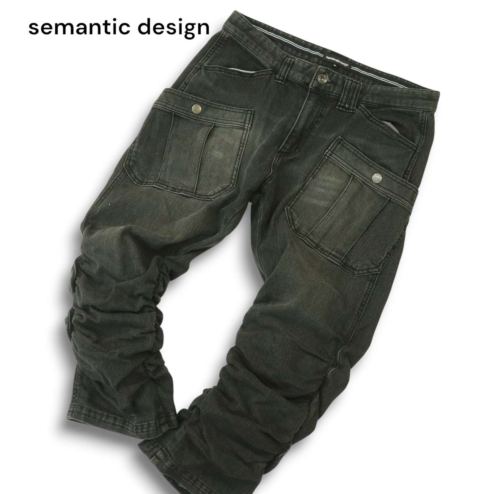 Semantic design セマンティックデザイン ブーツカットデニムy2k 楽天市場】セマンティックデザイン MADE IN JAPAN ケミカル