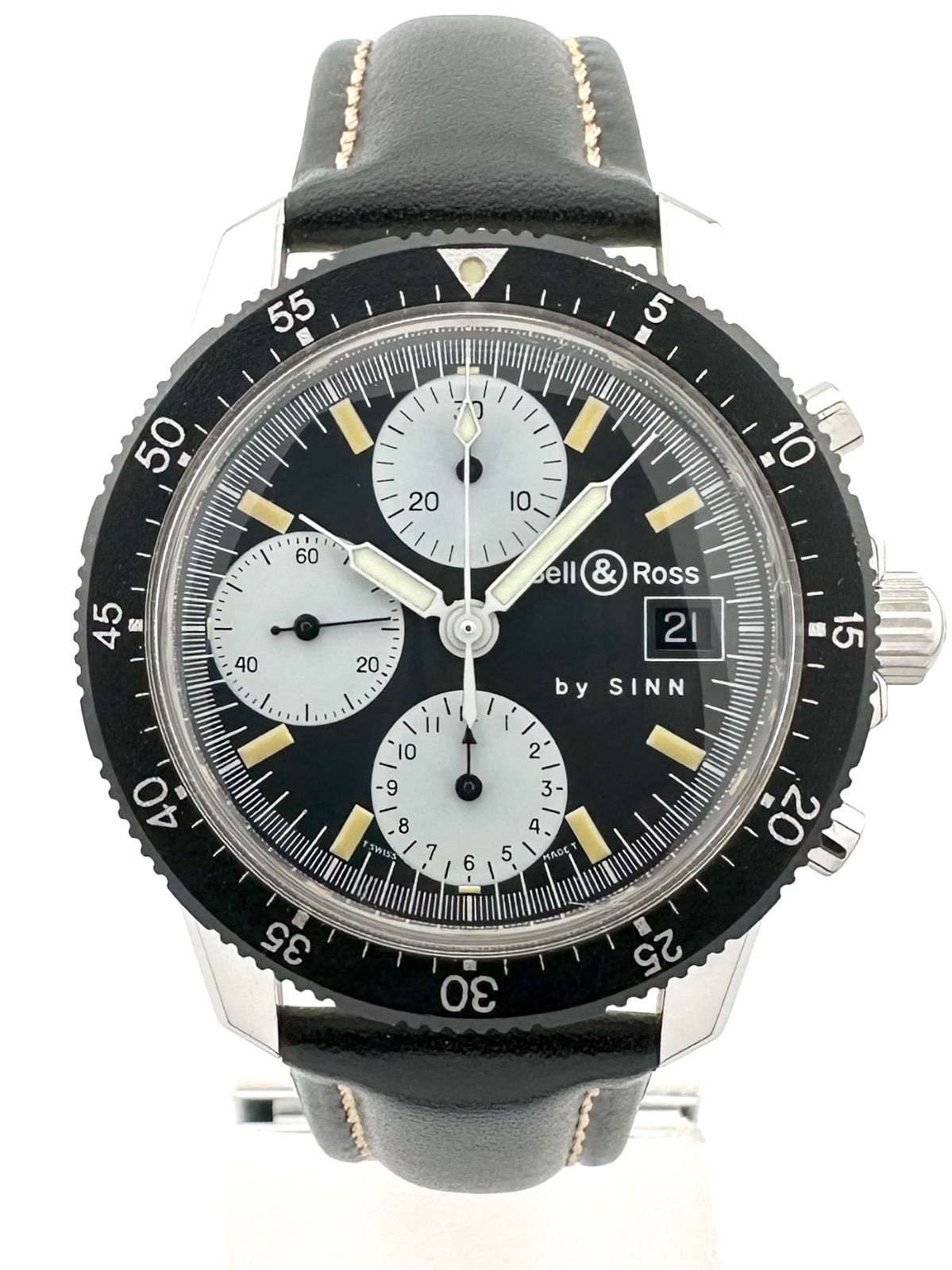 BELL&ROSS クロノグラフ デイト by SINN 自動巻き時計 ベルロス