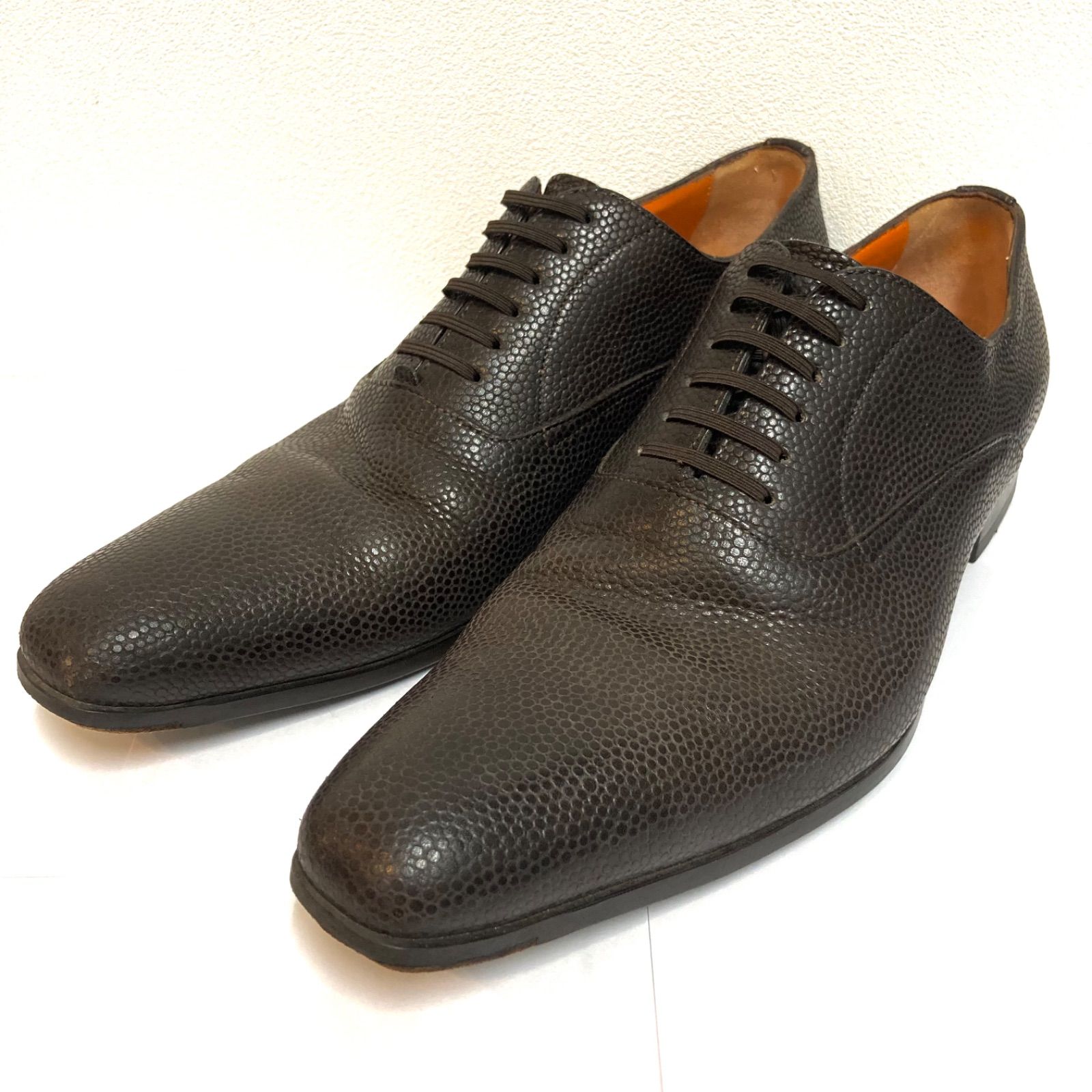 Santoni サントーニ ビジネスシューズ サントーニ 靴 25cm 黒 Uチップ