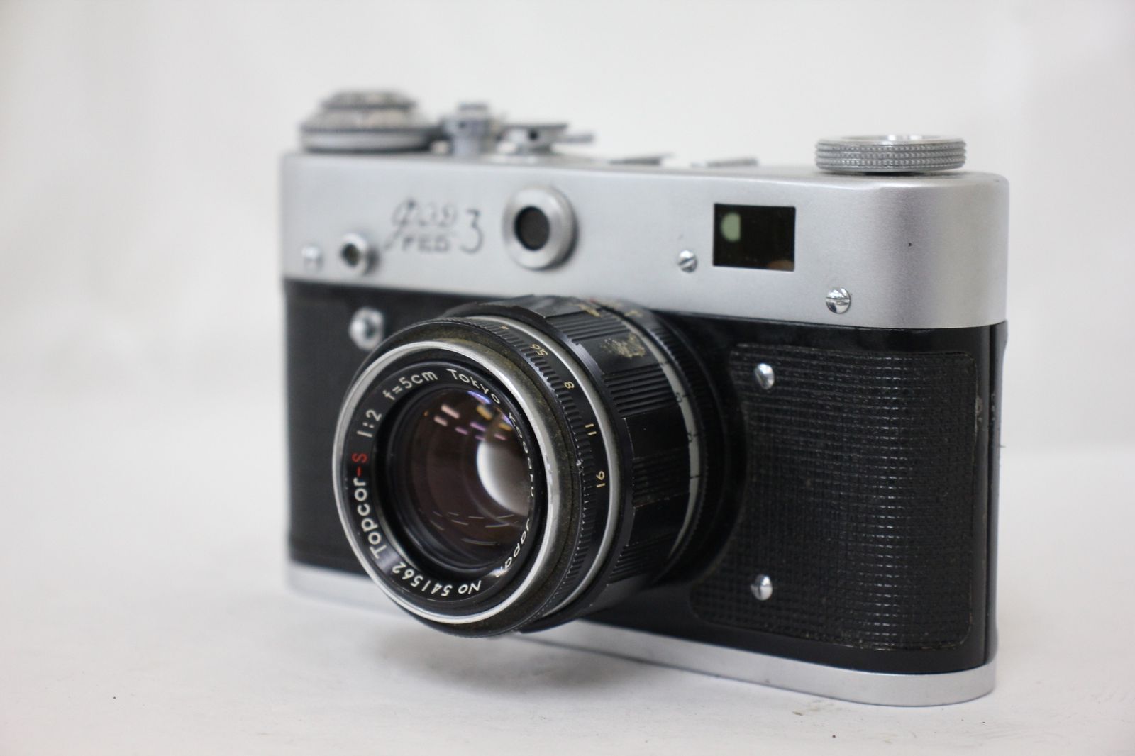 返品保証 FED 3 Topcor-S 5cm F2 レンジファインダー カメラ e2859