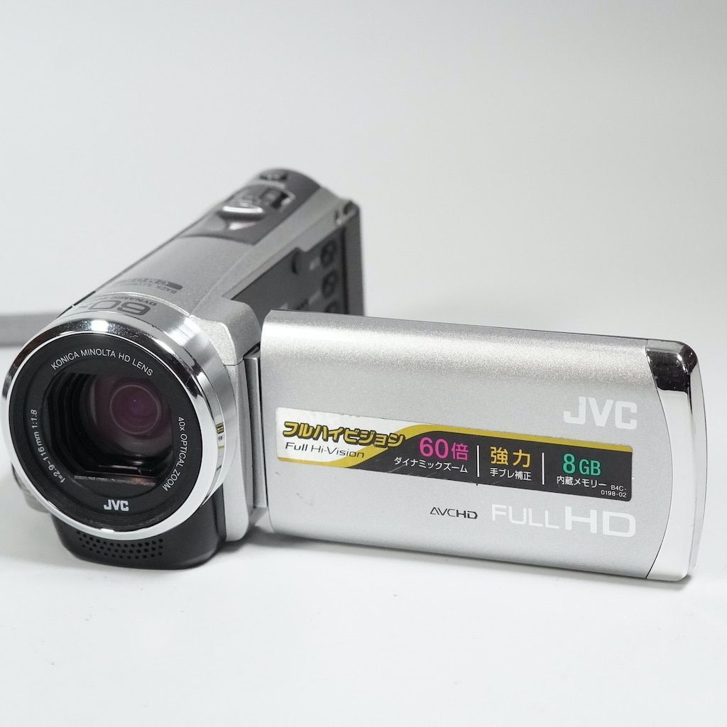 JVC Victor Everio GZ-E380-S シルバー 動作OK 1週間保証 /9995