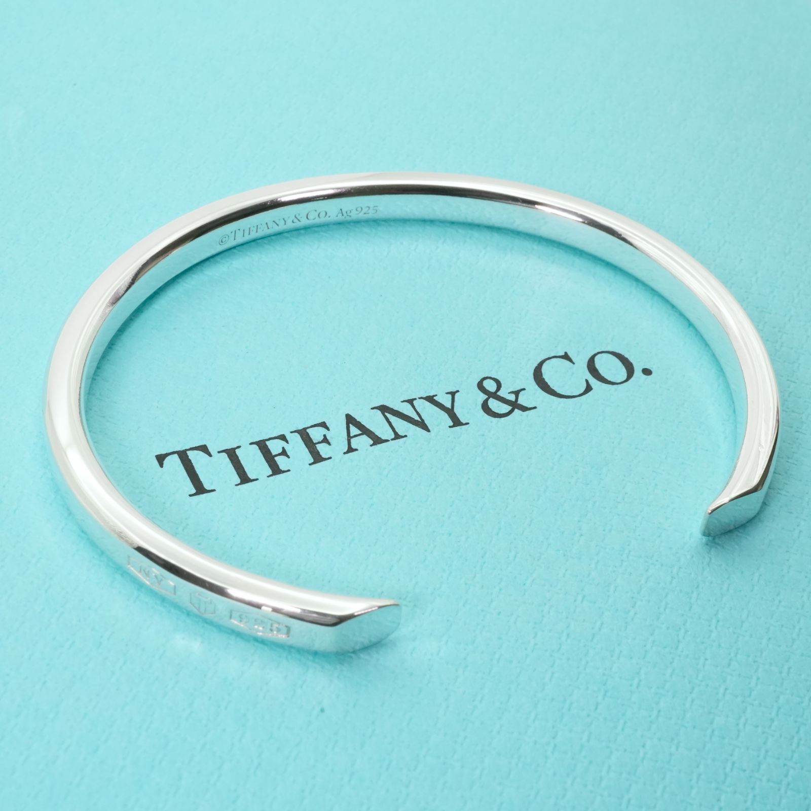 極美品 ティファニー メイカーズ 1837 バングル ブレスレット 925 Tiffany & Co. - ティファニー TIFFANY & Co. ティファニー1837