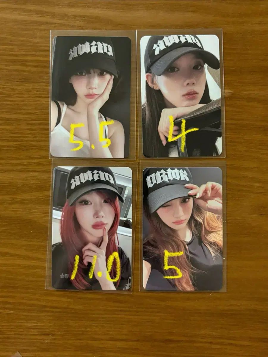 aespa(エスパ) Dirty Work BALL CAP SET トレカ