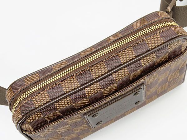 未使用】ルイヴィトン LOUIS VUITTON ダミエ バム バッグ ブルックリン