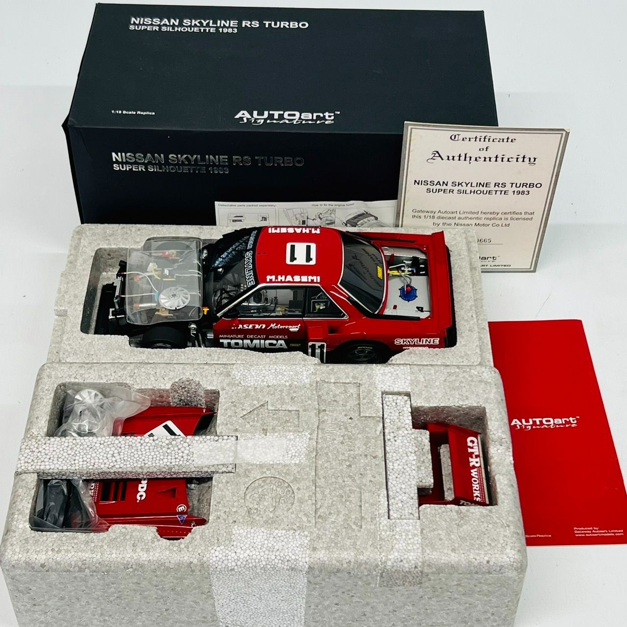 新品AUTOart NISSAN SKYLINE RS TURBO 1983