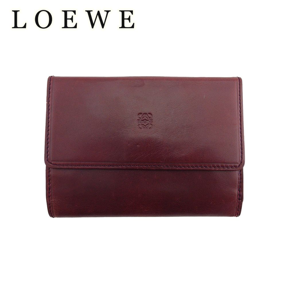 ロエベ LOEWE リピートアナグラム 二つ折り財布 ロエベ LOEWE 三つ折り