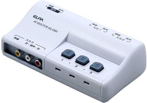 【】「非常に良い」ELPA AVセレクター ASL-E301