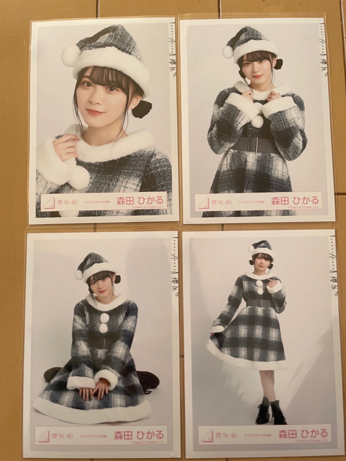 櫻坂46 森田ひかる クリスマスサンタ衣装 コンプ 生写真 - メルカリ