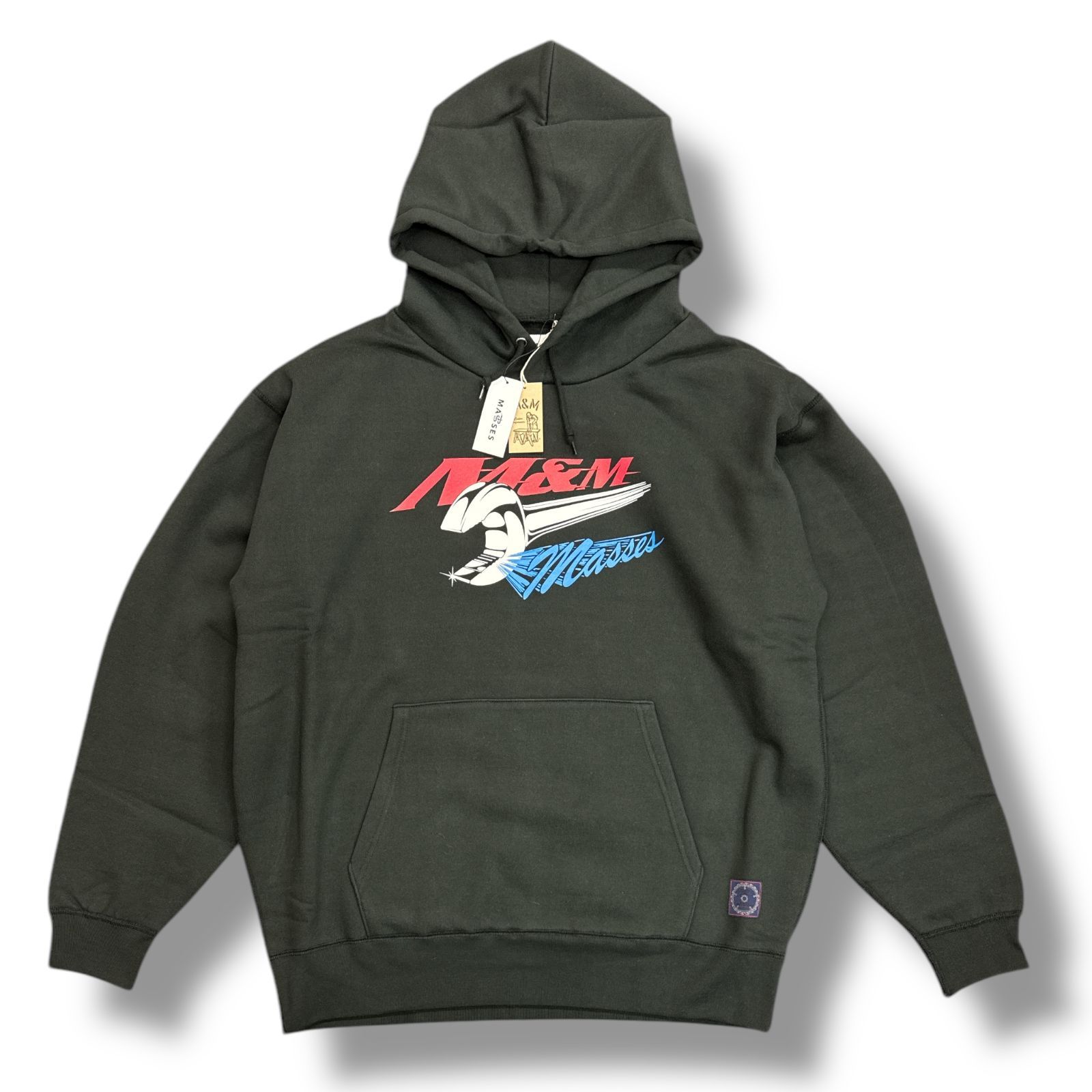 参考上代25300円 未使用品 MASSES × M&M SWEAT HOODED WRENCH 