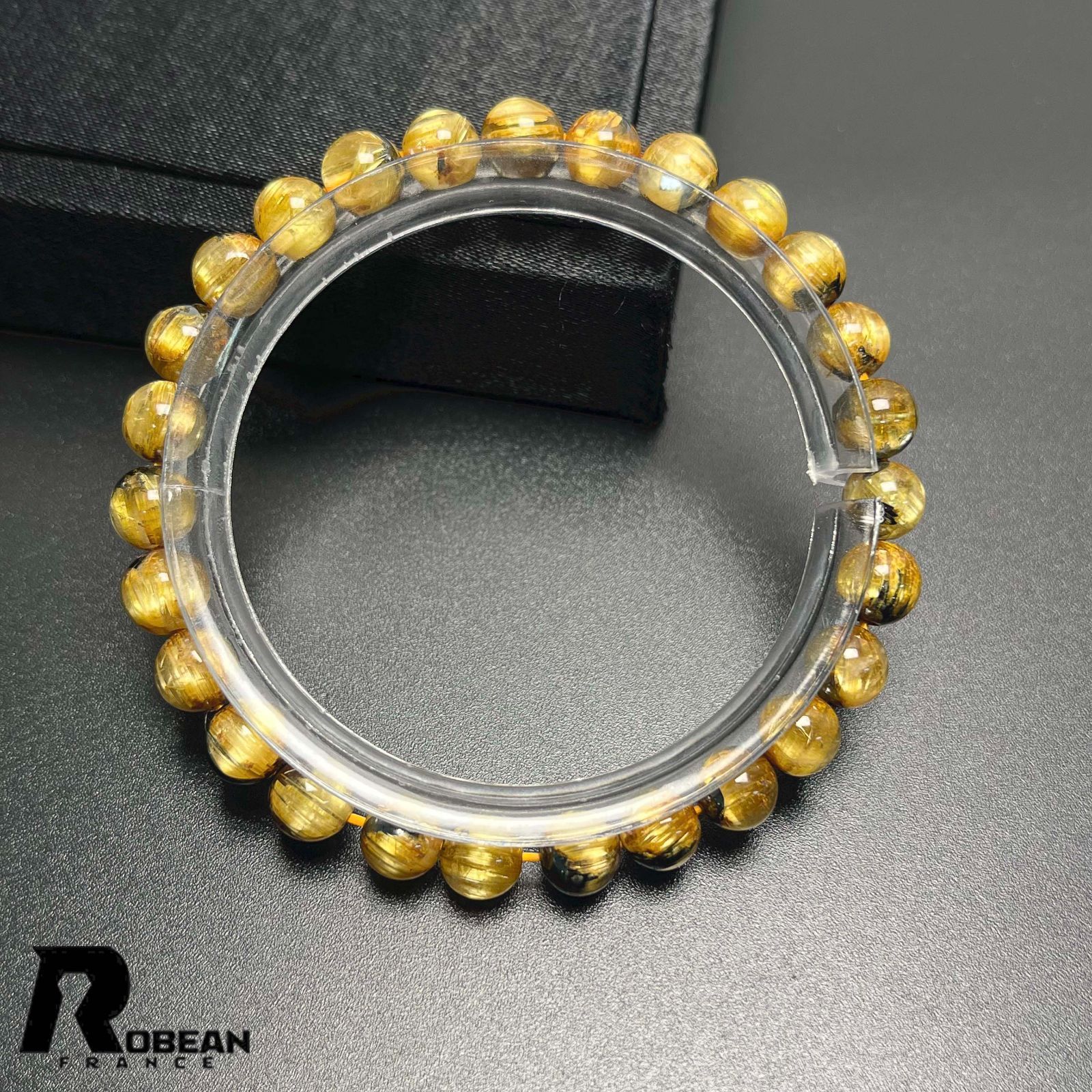 綺麗 EU製 定価14万円☆ROBEAN・太陽花タイチンルチル☆黄金針