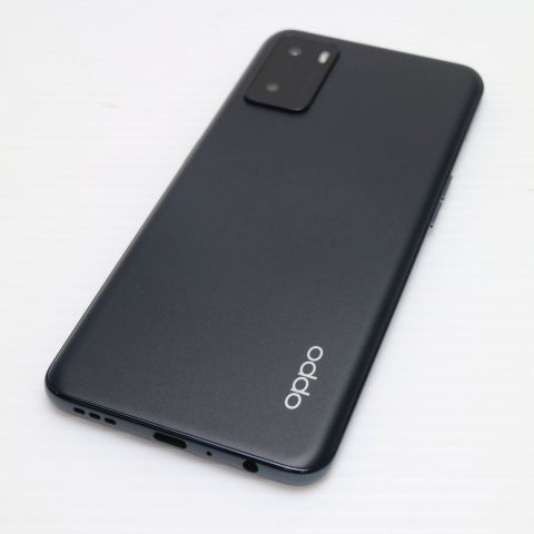 新品同様 SIMフリー OPPO A55s 5G 64GB ブラック スマホ 白ロム