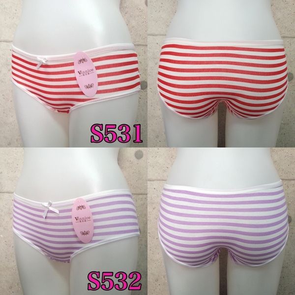 新品❤️しましまパンツ 全10色 初音ミク風 ボーダー柄 ショーツ