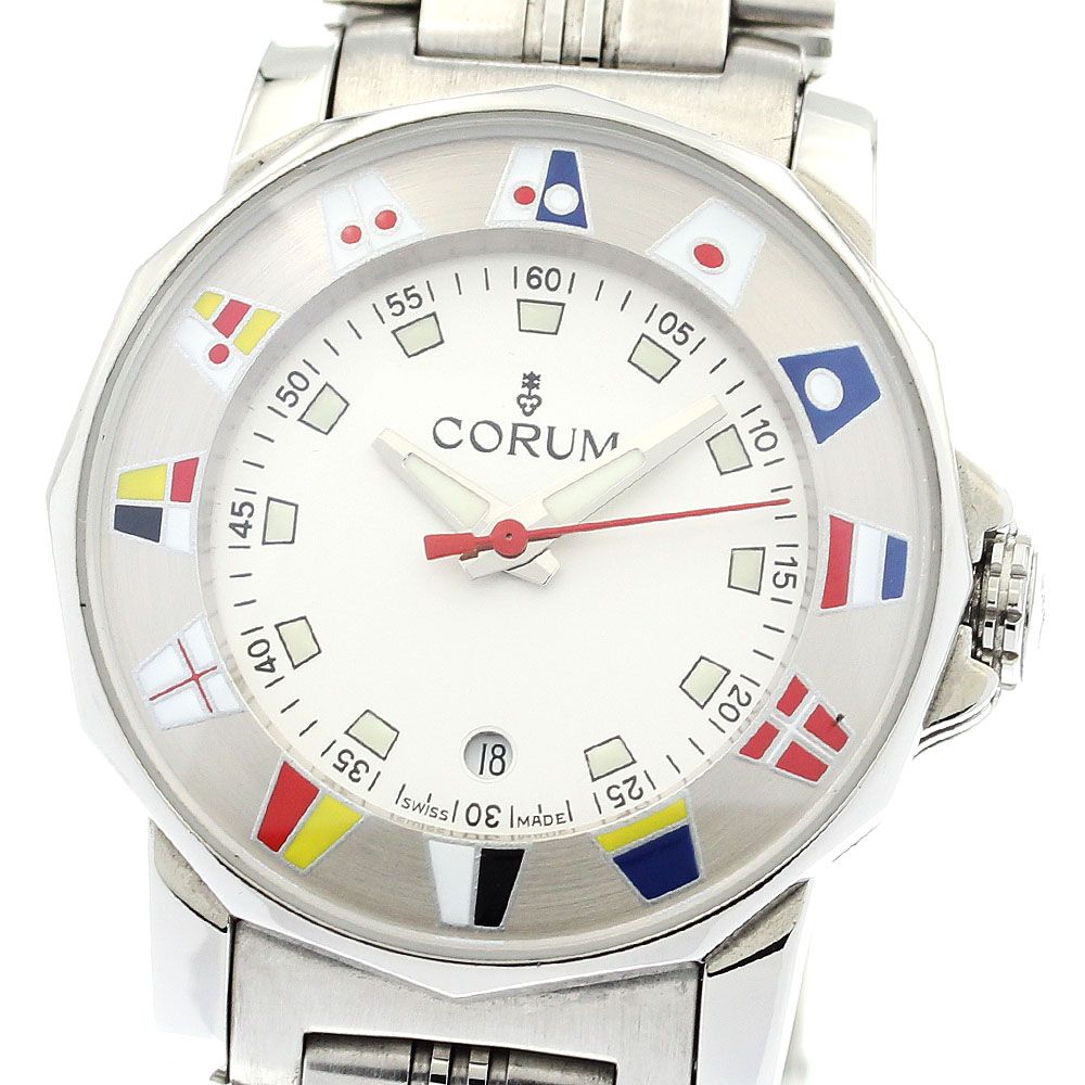 コルム CORUM 039.430.20 アドミラルズカップ デイト クォーツ レディース _879221