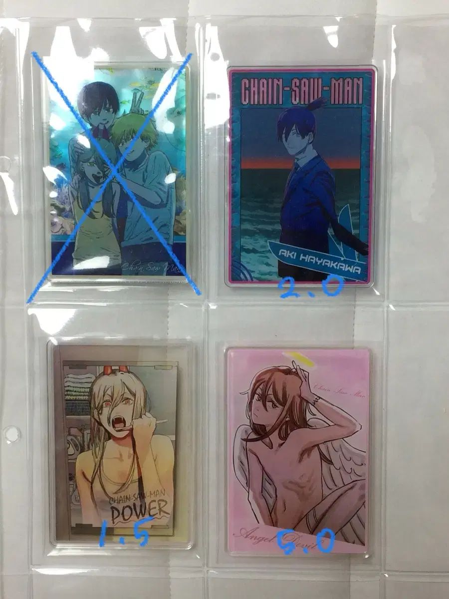 チェンソーマン ステイタス フィギュア 原画 アクリル 天使 アキ デンジパワー アキ 水族館 吉田