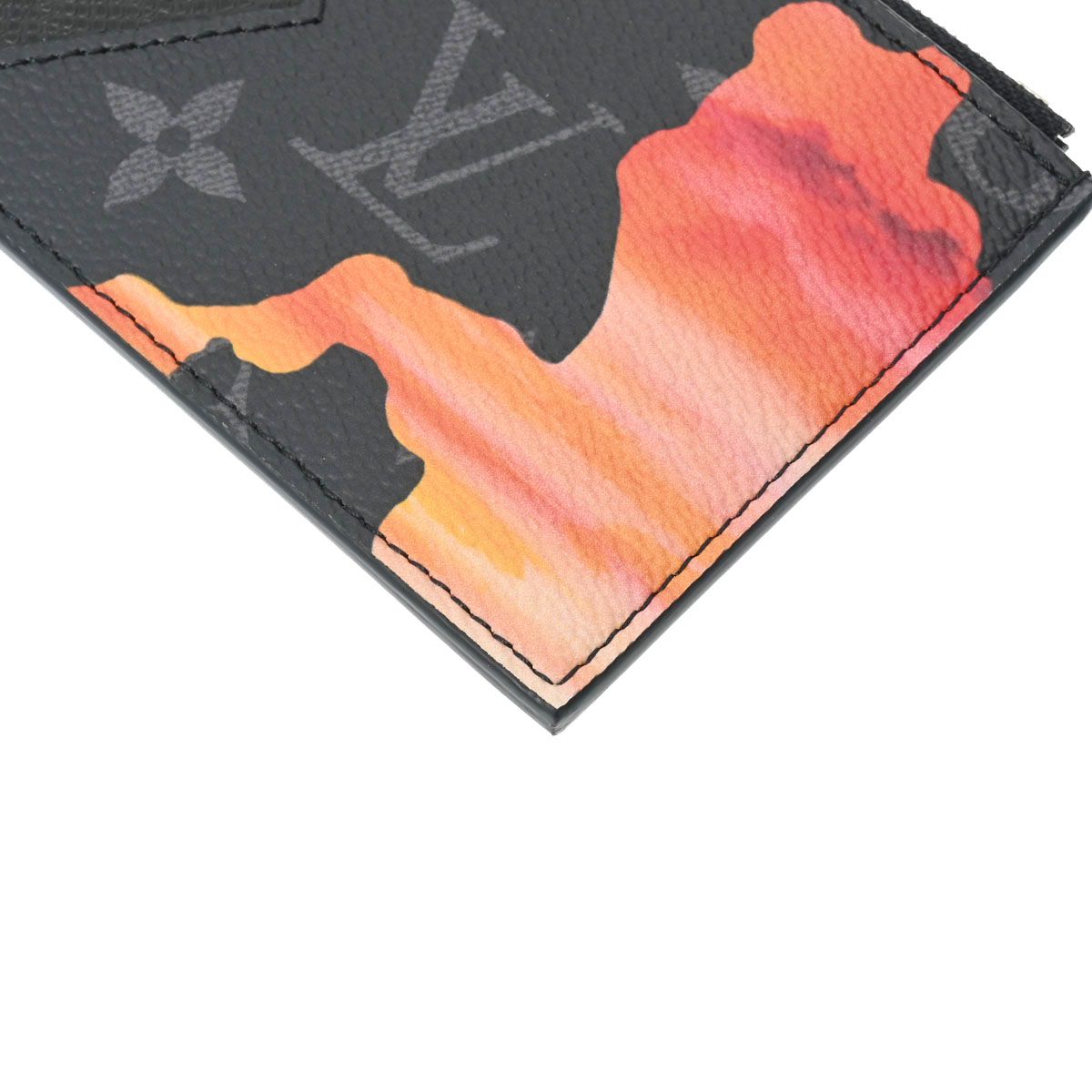 ルイ・ヴィトン モノグラムエクリプス コインカード ホルダー オレンジ  