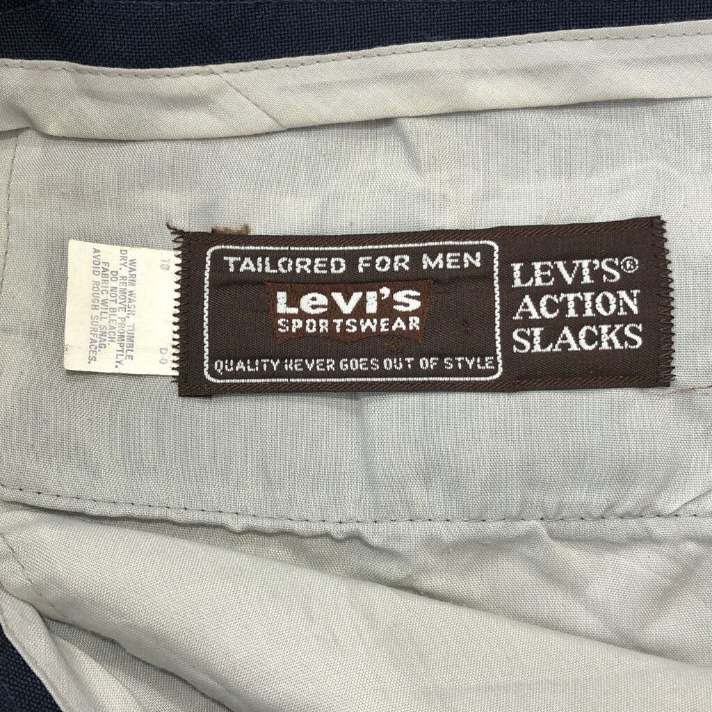 80s〜 Levi's action slacks 80年代 リーバイス アクションスラックス