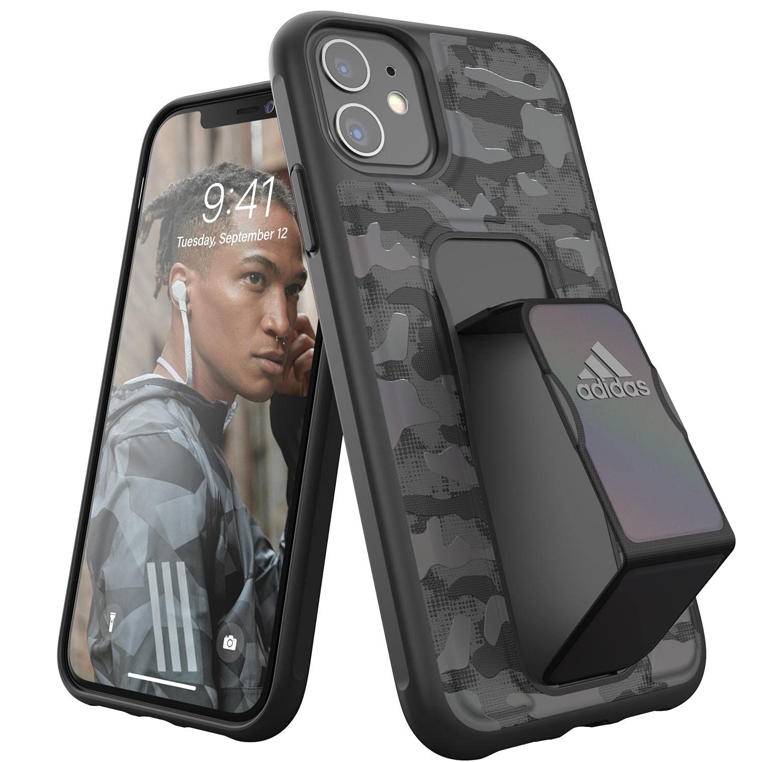 アディダスパフォーマンス iPhone 11 ケース スタンド機能