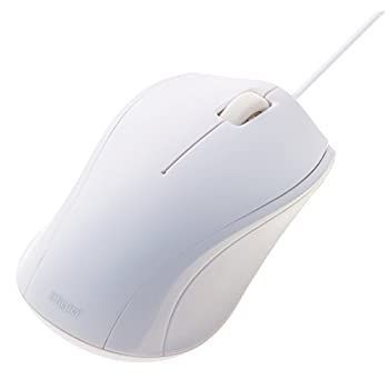 【中古-非常に良い】 Digio2 静音 3ボタンマウス ホワイト MUS-UKT102W