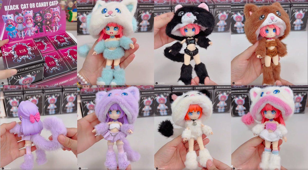 BLJIGI CAT ISI AND 猫島の奇境 1/12スケール BJDブラインド