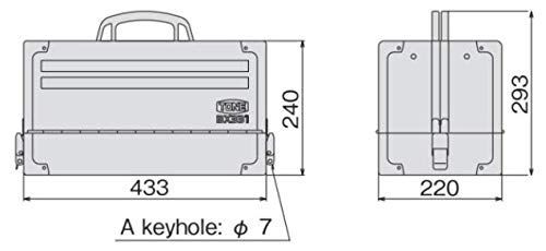 人気商品】トネ(TONE) ツールケース BX331 レッド - KTセレクト 🍑土日