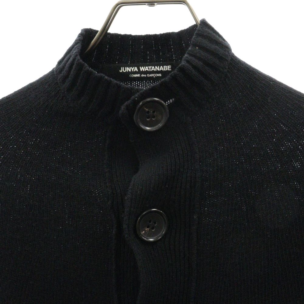 JUNYA WATANABE コムデギャルソン 変形 ニットカーディガン 黒 JUNYA WATANABE COMME des GARCONS (ジュンヤワタナベ