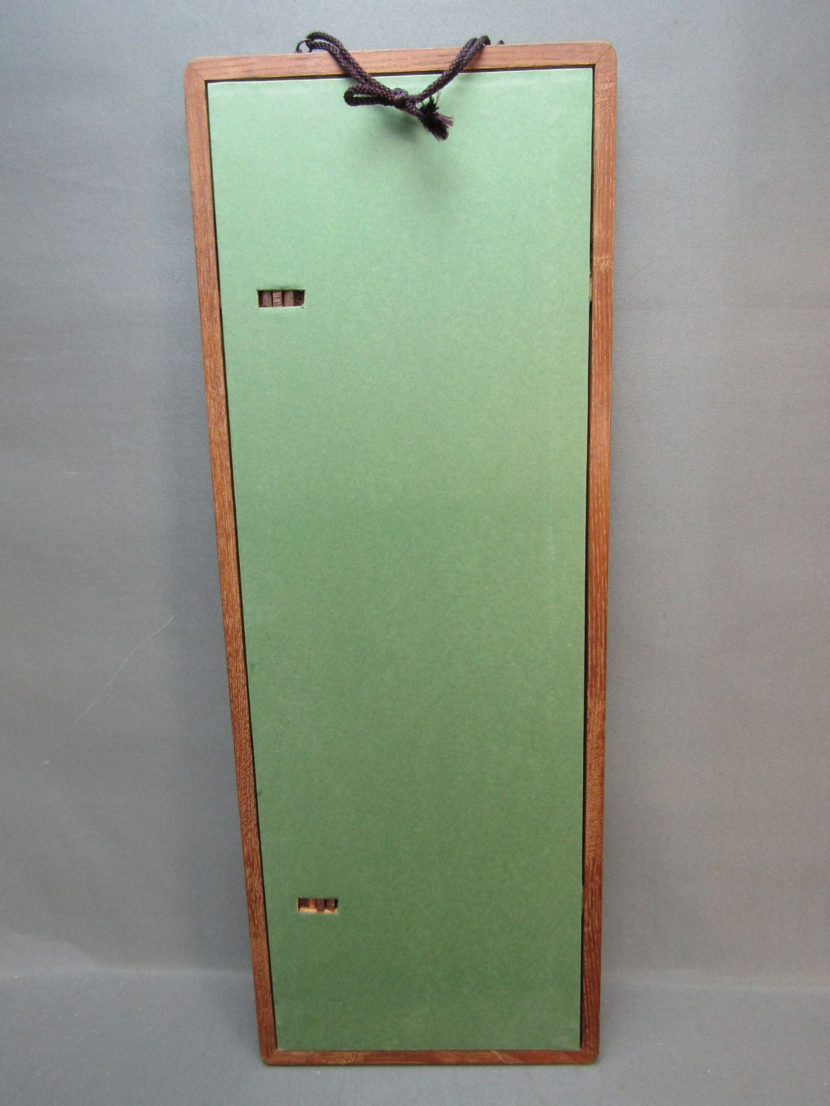 短冊掛け　額縁　アンティーク　60x22cm