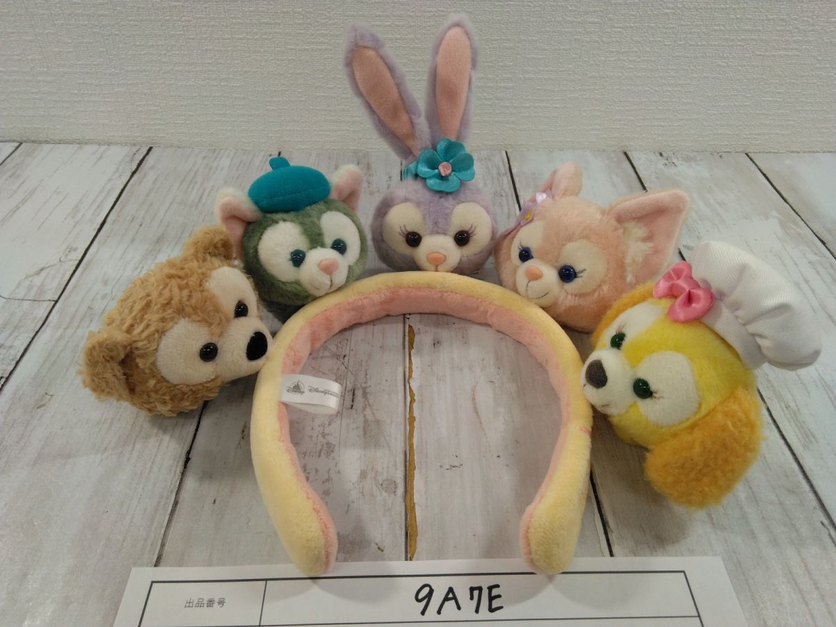 香港ディズニー 海外 カスタム カスタマイズ カチューシャ ダッフィー ジェラトーニ ステラルー リーナベル クッキーアン ダッフィーフレンズ 計6点セット 9A7E