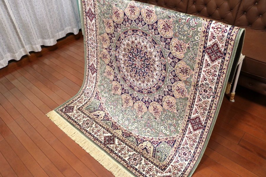 送料無料！ペルシャ柄絨毯 160×230ラグ カーペット 訳あり ペルシャ柄絨毯 120×160 新品未使用 カーペット 訳あり