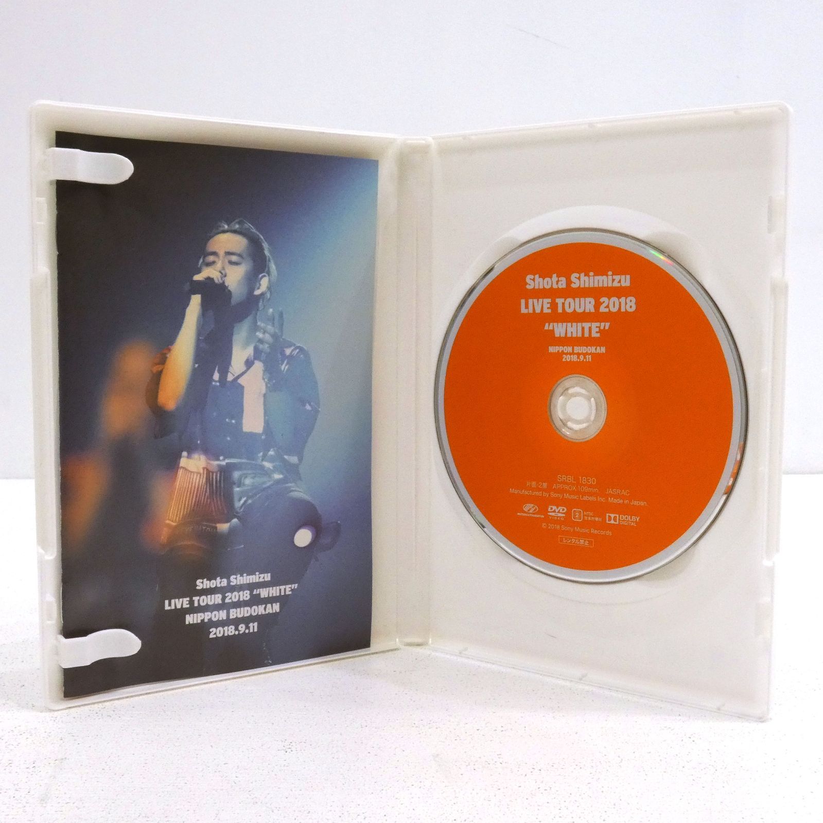小牧店】清水翔太 LIVE TOUR 2018 “WHITE” DVD 【PI313-3060