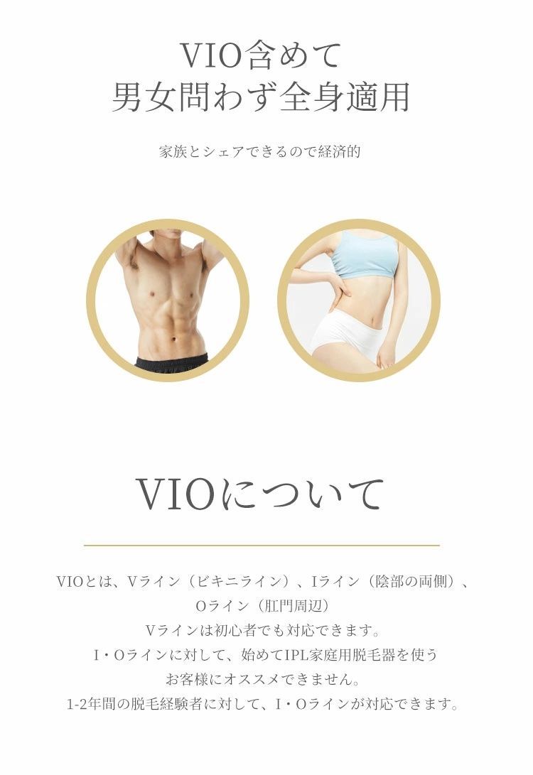 フラッシュ光脱毛 レディース