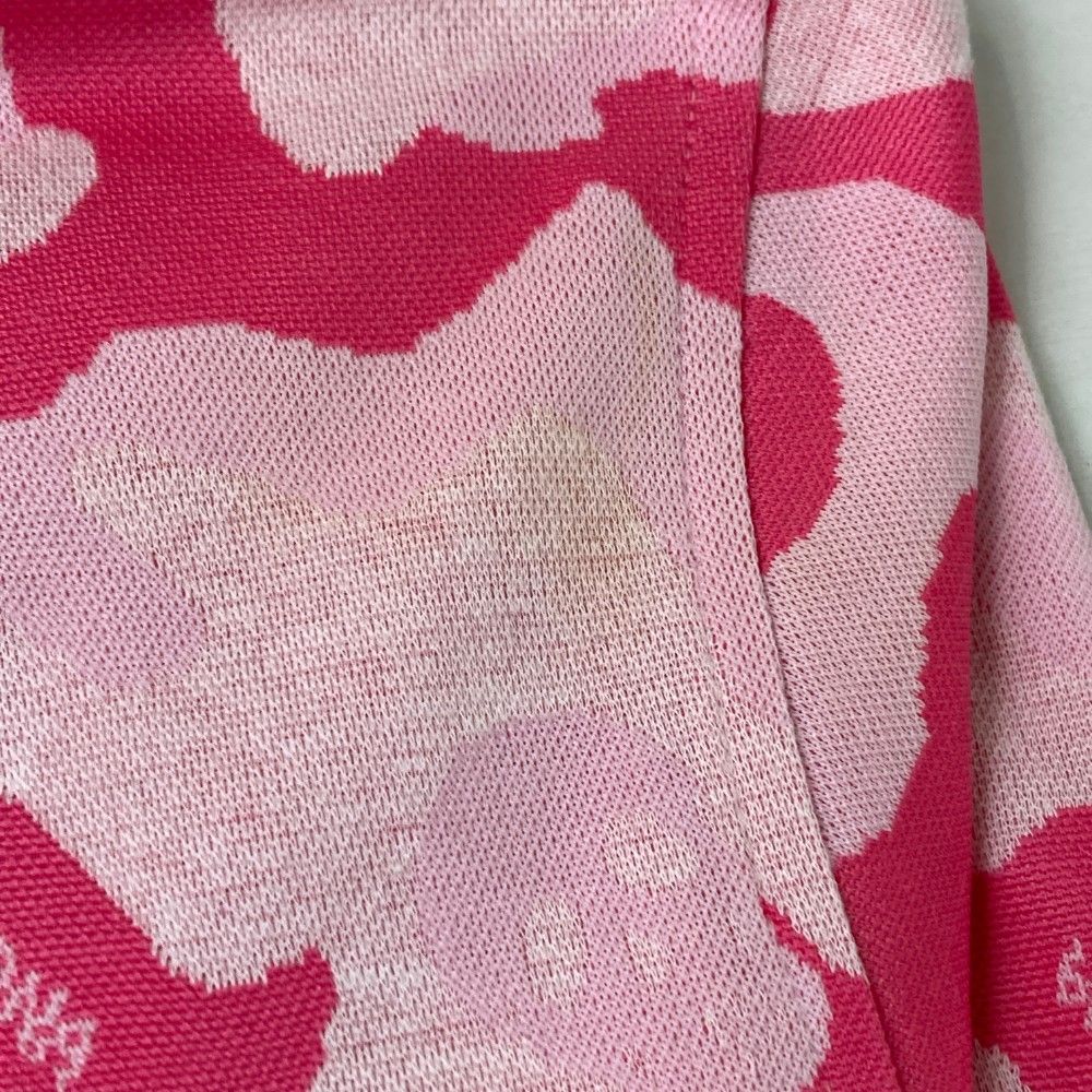 MARK&LONA 【美品】 半袖 ポロシャツ ピンク M位 カモフラ スカル サイズ：M MARK&LONA マークアンドロナ 半袖ポロシャツ スカル
