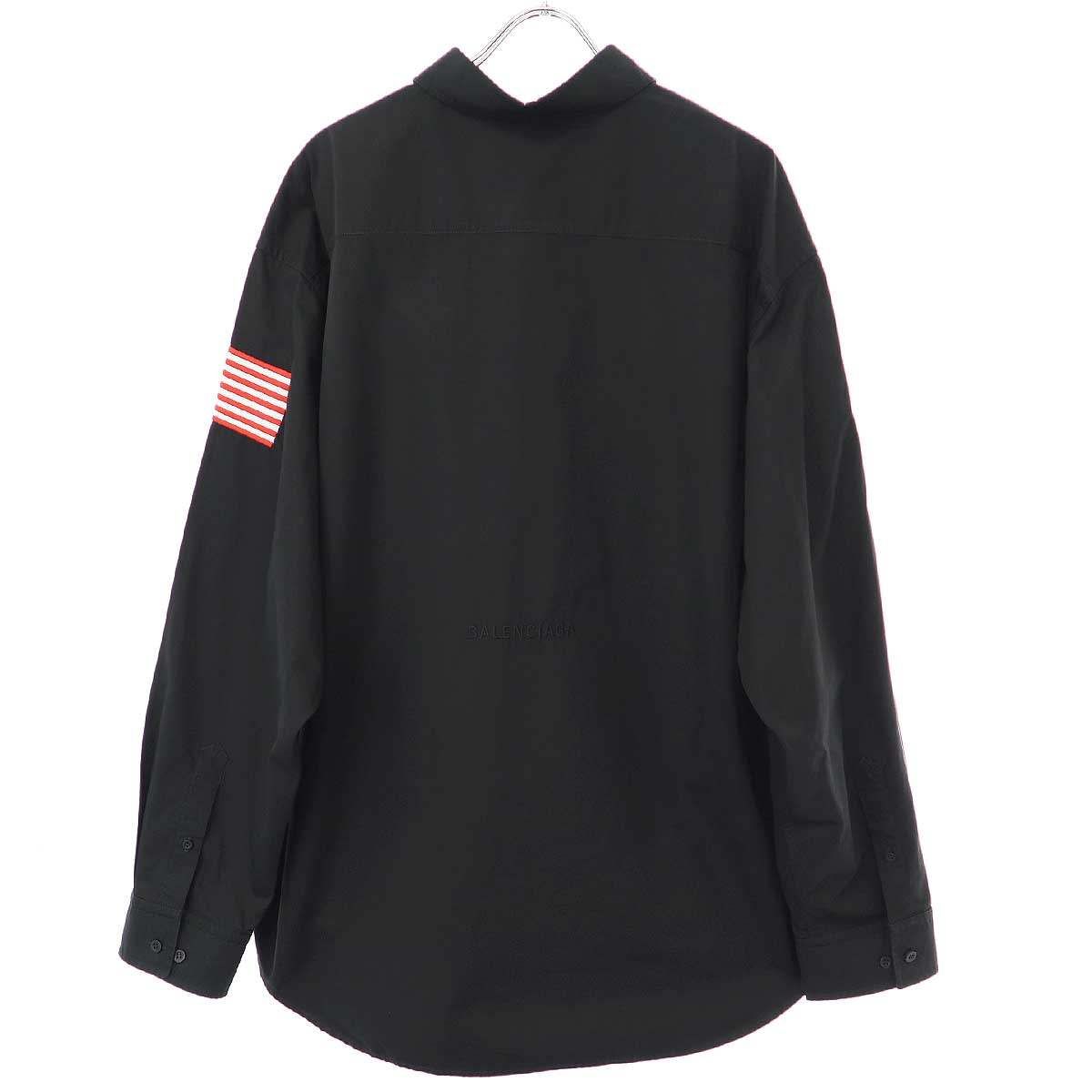 BALENCIAGA バレンシアガ 21AW NASA Over Shirt マルチワッペン