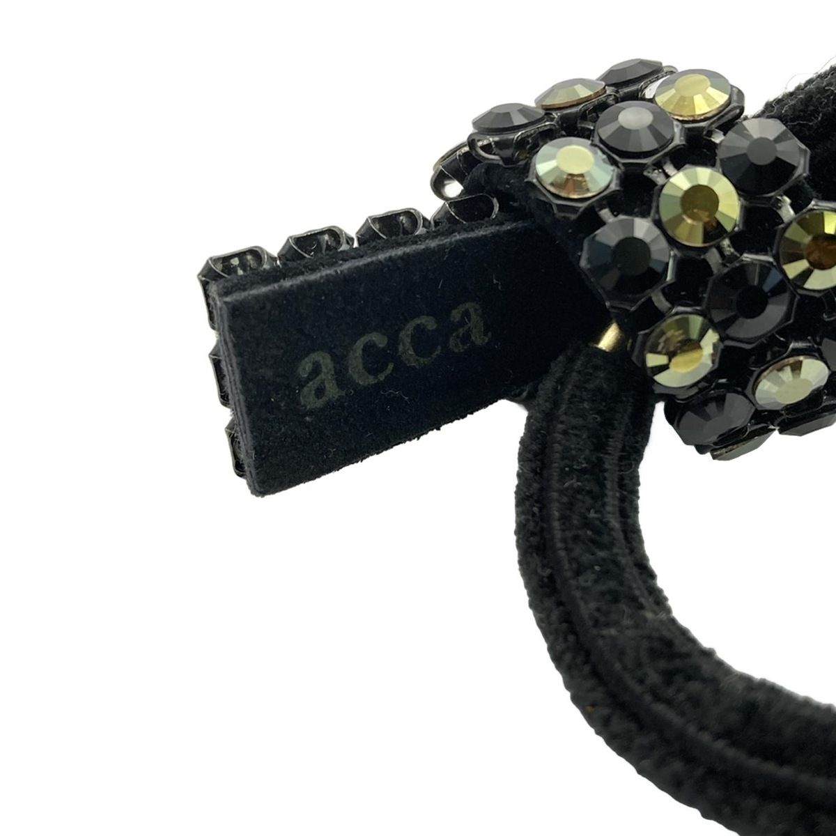アッカ　acca ヘアゴム　黒　ブラック acca(アッカ) / ヘアゴム/シュシュ/小物/--/BLK | 中古品の販売