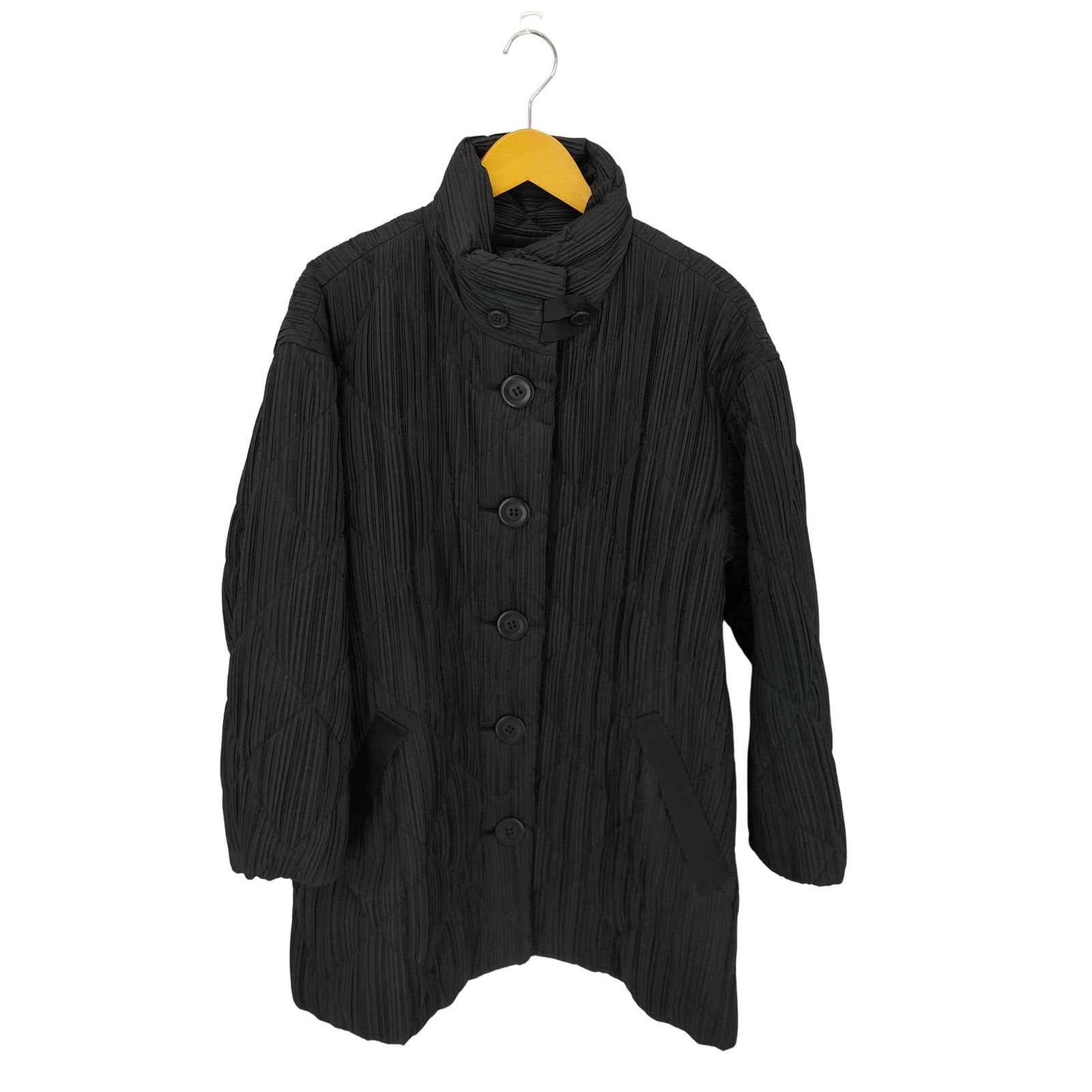イッセイミヤケ 90S 94AW 銀タグ ポリエステルプリーツパデットコート イッセイミヤケ ISSEY MIYAKE 90S 94AW 銀タグ ポリエステルプリーツパ