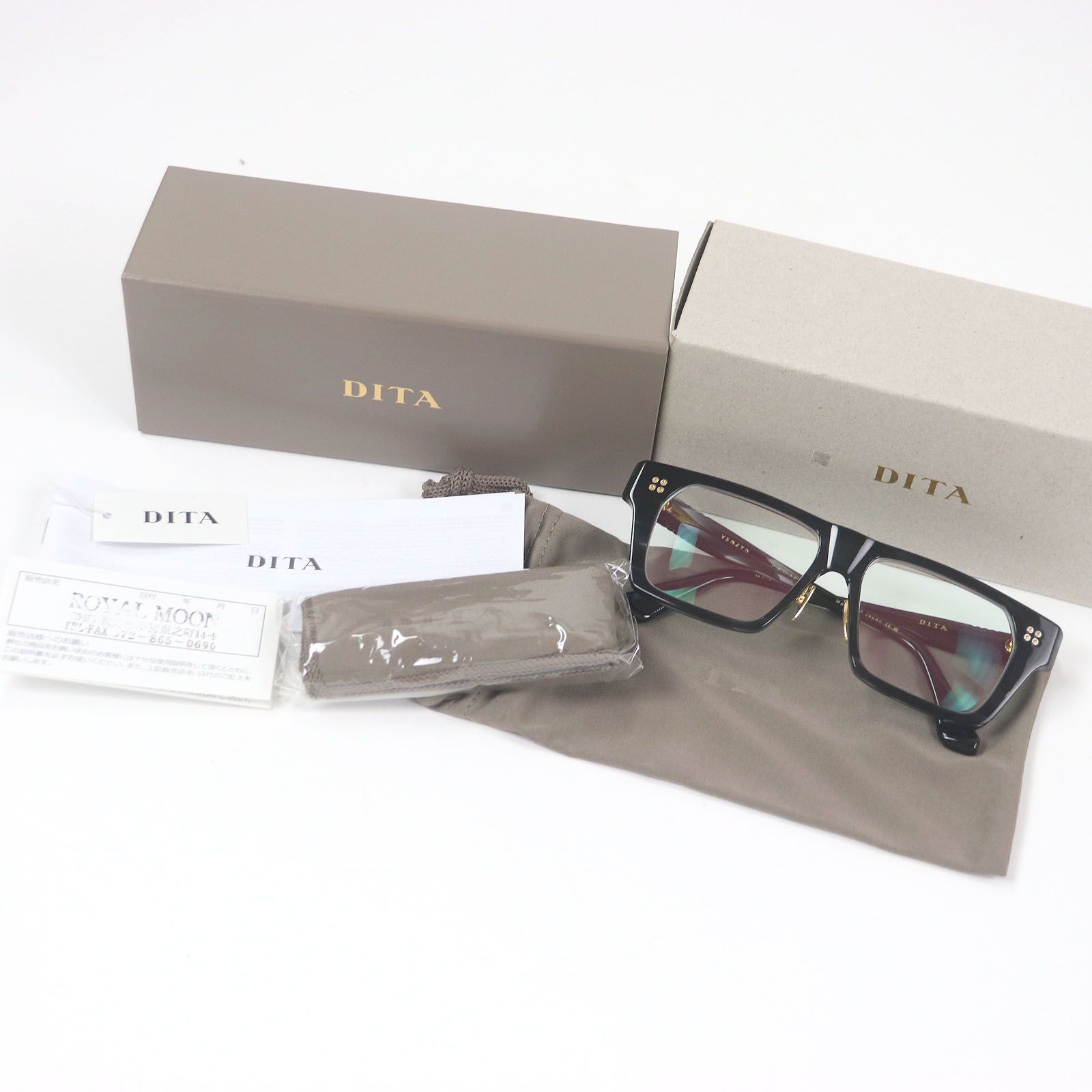 美品□DITA ディータ DTS720-A-01A VENZYN メガネ 眼鏡 アイウェア