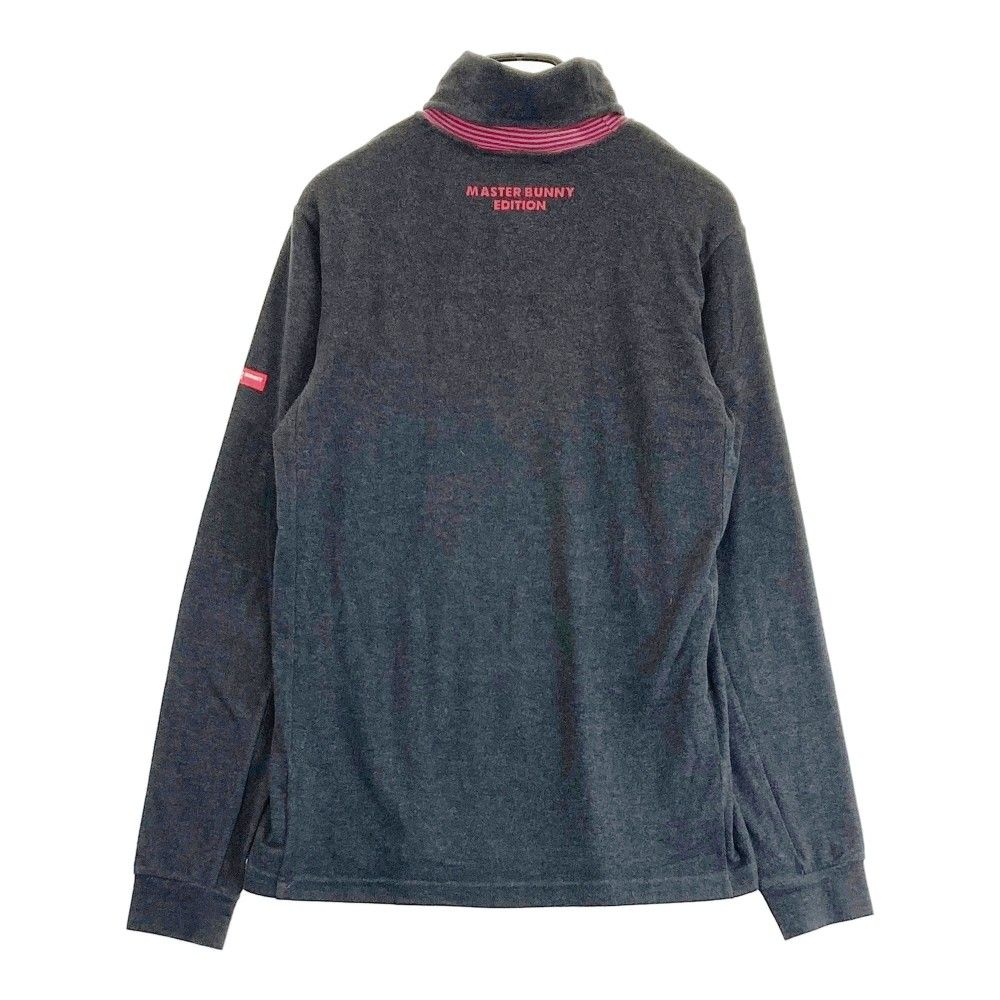 サイズ：5 MASTER BUNNY EDITION マスターバニーエディション  ハイネック 長袖Tシャツ  グレー系 [240101425298] ゴルフウェア メンズ ストスト MASTER BUNNY EDITION(マスターバニーエディション) Tシャツ