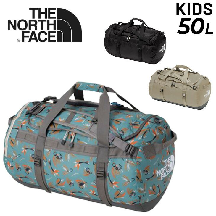 ザ・ノース・フェイス 子ども用 ボストンバッグ 50L THE NORTH FACE キッズ ナイロンダッフル50 大型 大容量 ドラムバッグ 多機能 ショルダー 手提げ リュック 子供 ジュニア キャンプ/NMJ72352