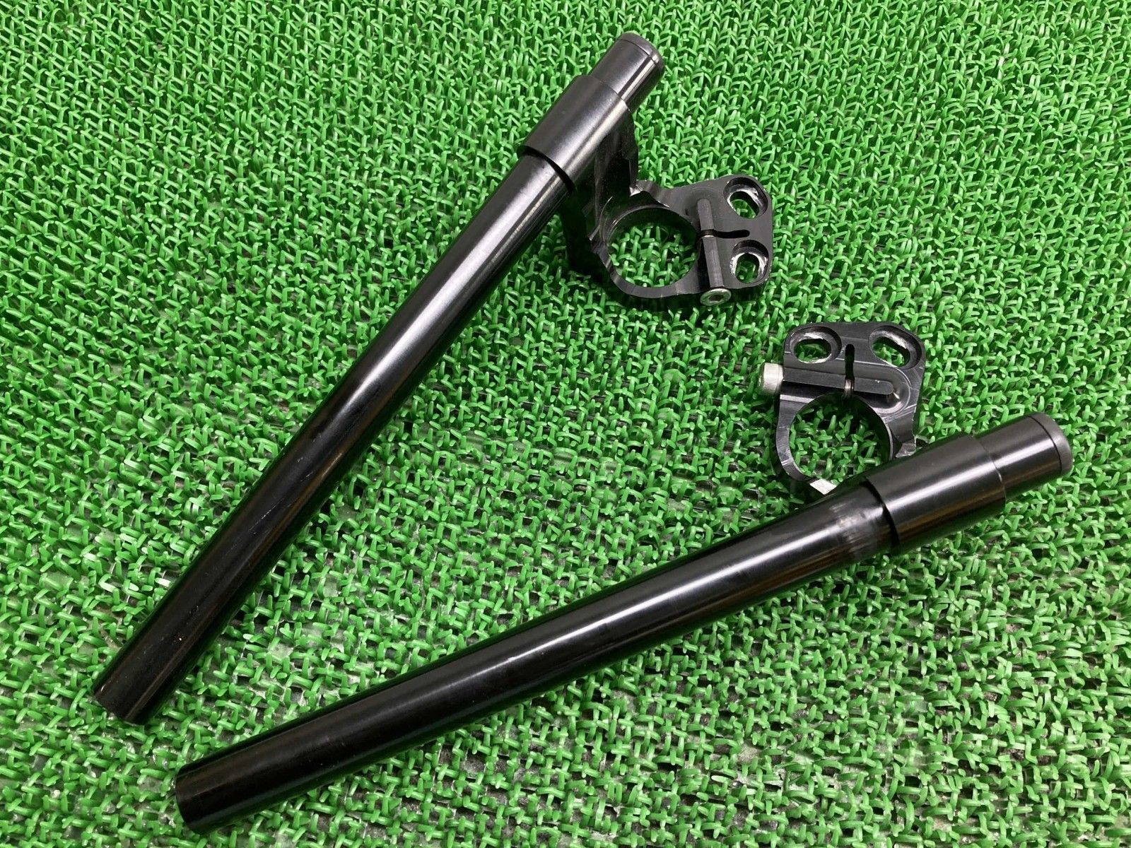アクティブ製NINJA250 R セパレートハンドル 左右 社外 13-17年EX250L 8-12年EX250K ニンジャ250 アルミ 37φ 曲がり無し Bq