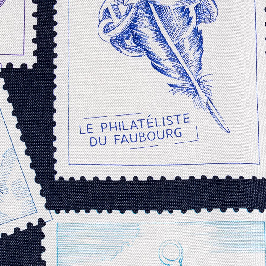 楽天市場】エルメス スカーフ カレ90 フォーブルの切手愛好家Le