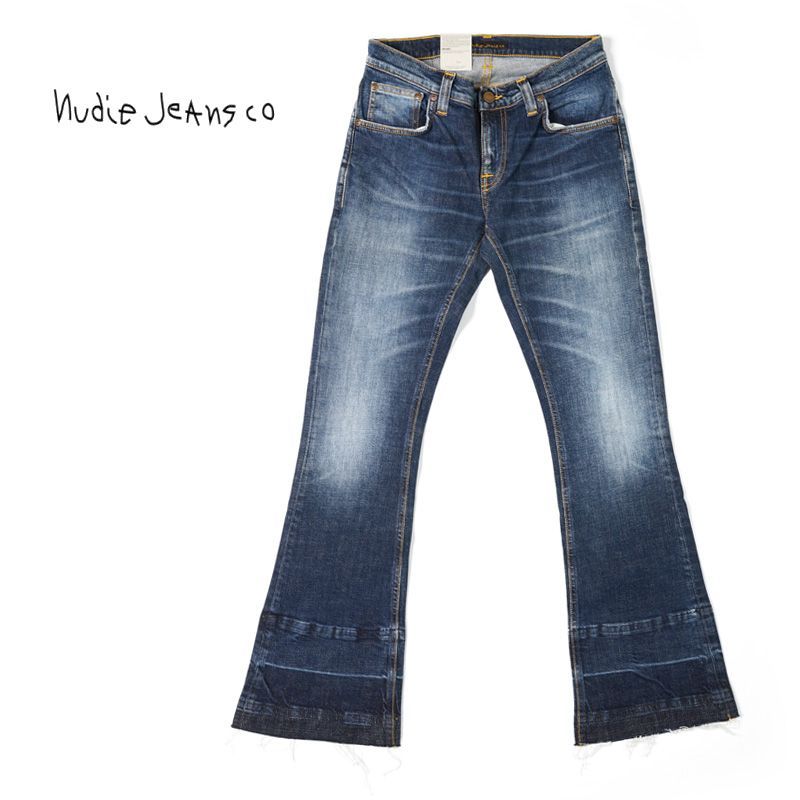 MADE IN ITALY製 Nudie Jeans デニムパンツ ライトインディゴ