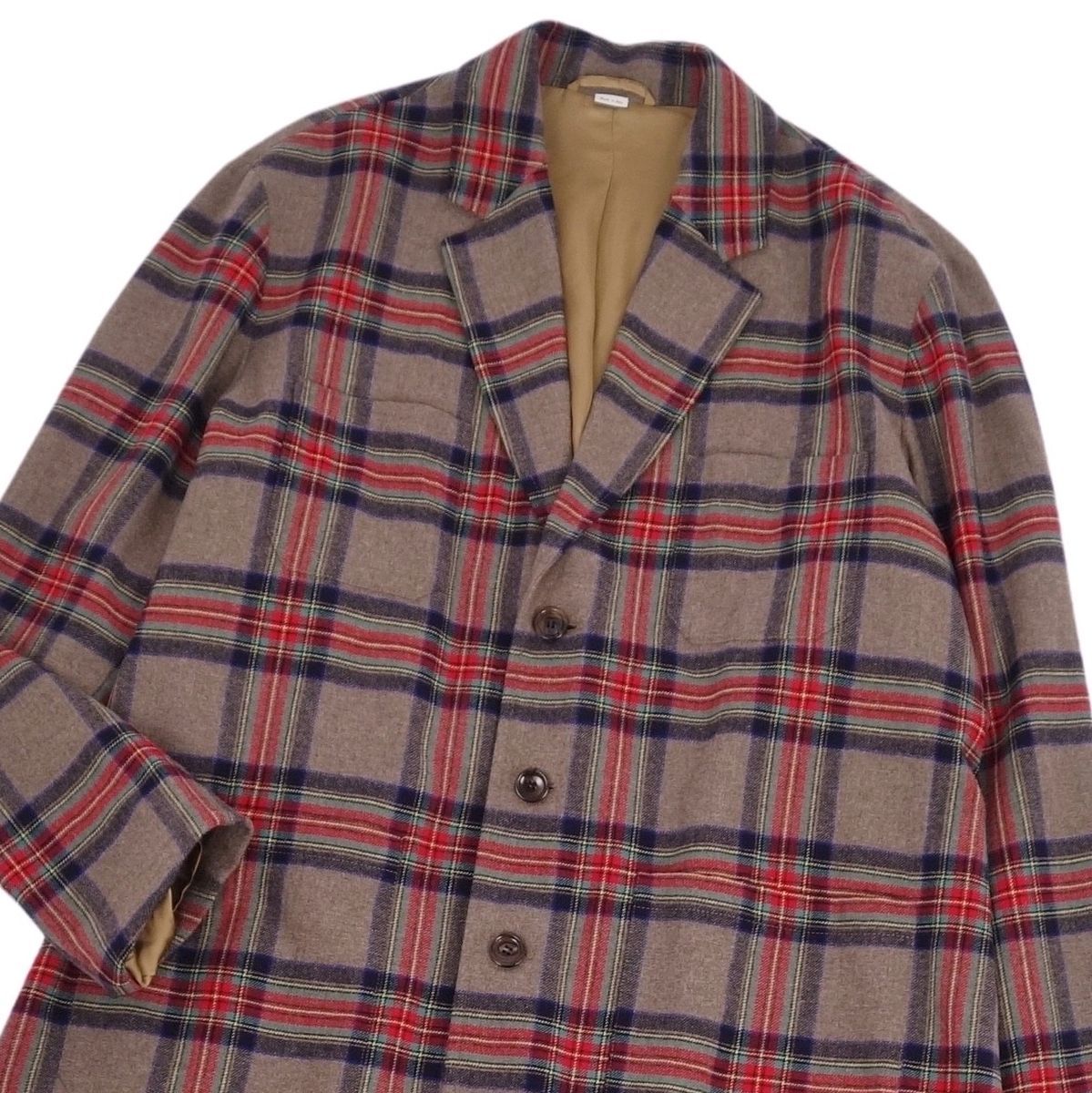 専用出品　GUCCI チェック柄 チェスターコート GUCCI - 美品 グッチ GUCCI コート チェスターコート ロング