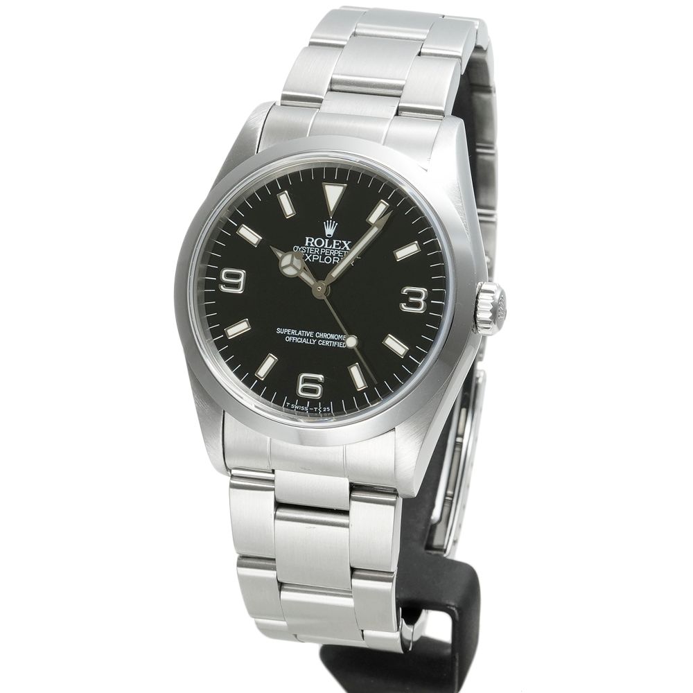 ロレックス エクスプローラー1 W番 1998年保証書付き Ref.14270 メンズ  