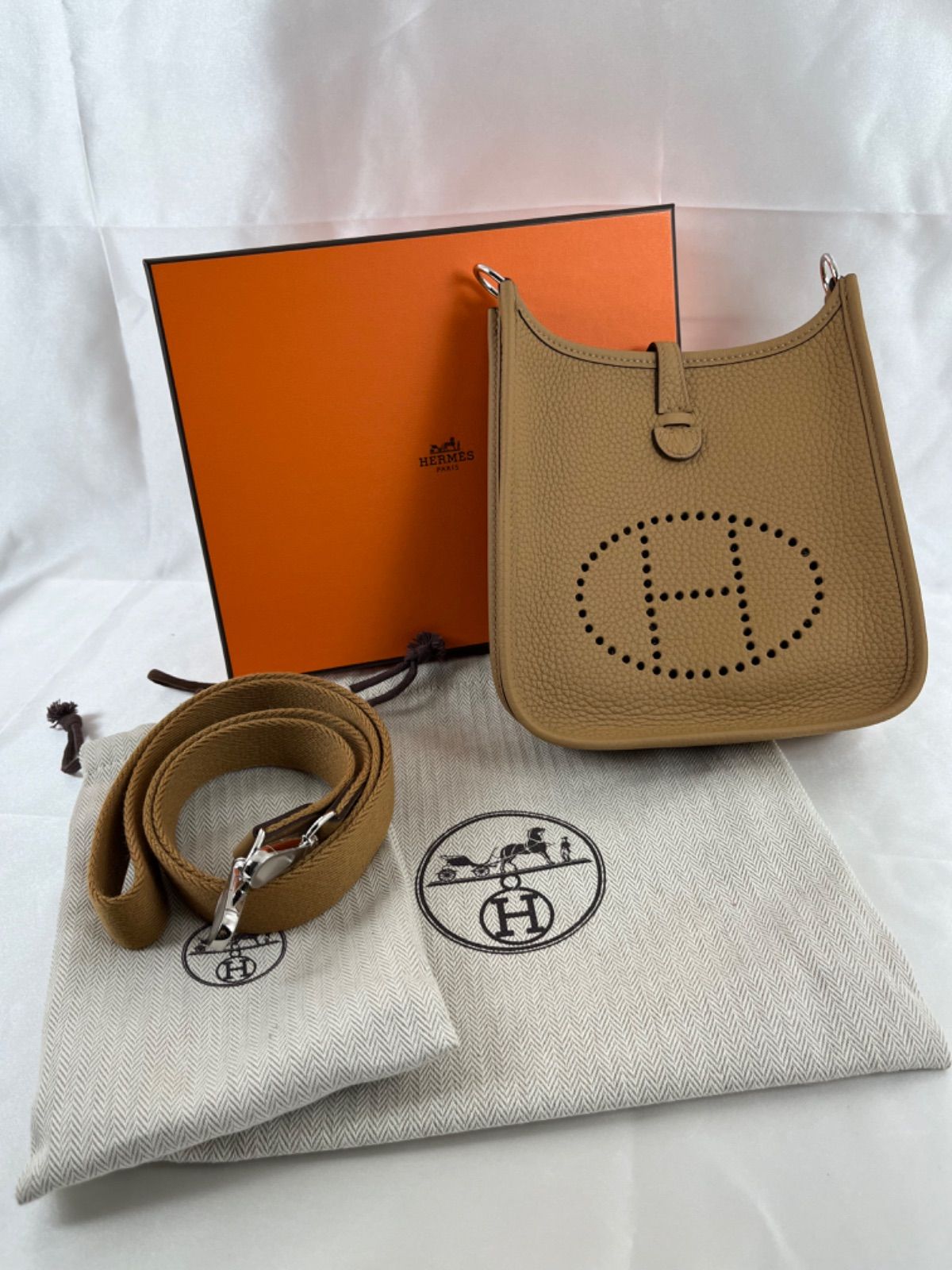新品 HERMES エルメスエブリン tpm ビスキュイ - メルカリ 