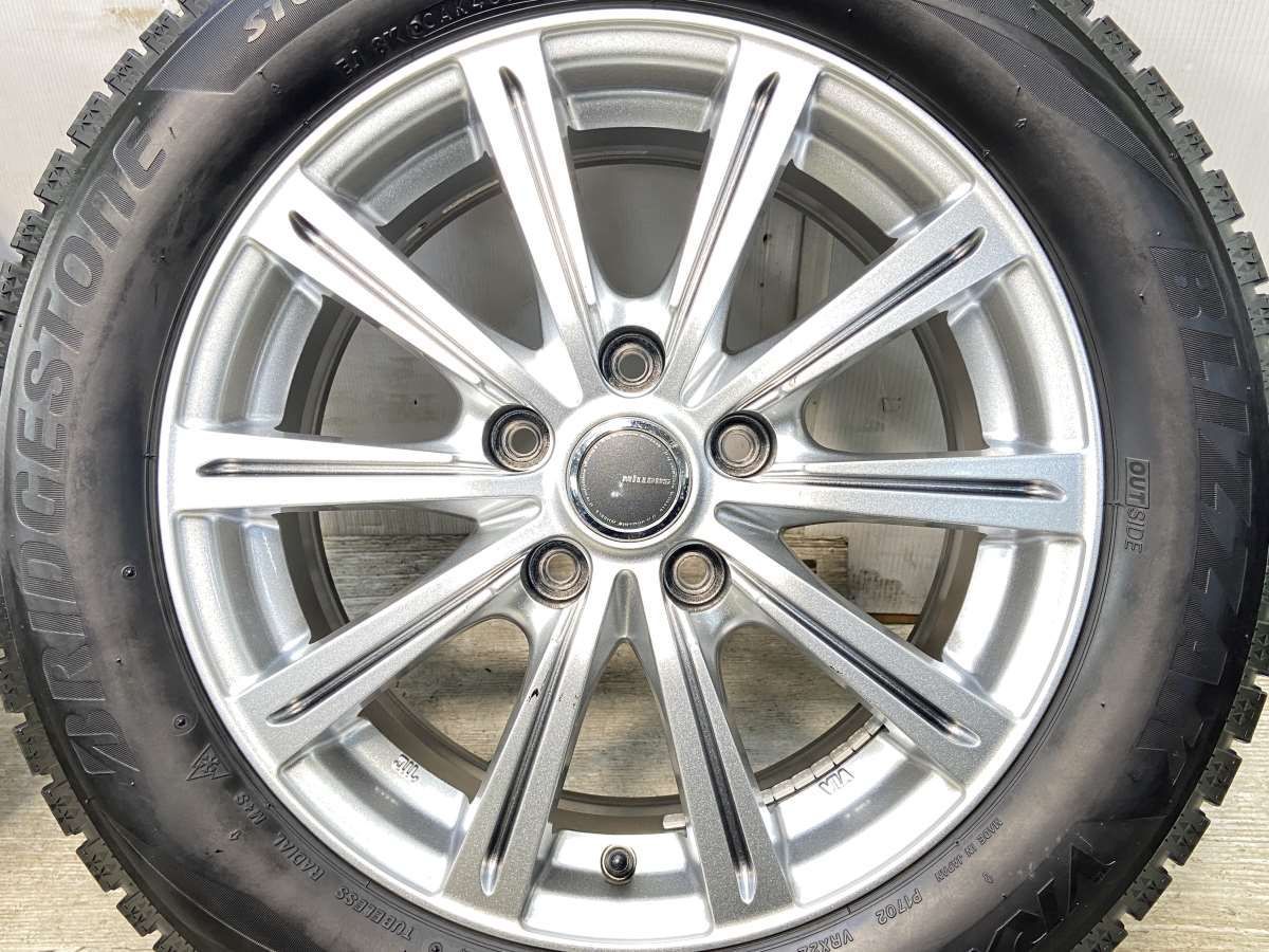 中古】16インチ エコフォルム 6.5J+46 5H100 4本 1台分 16