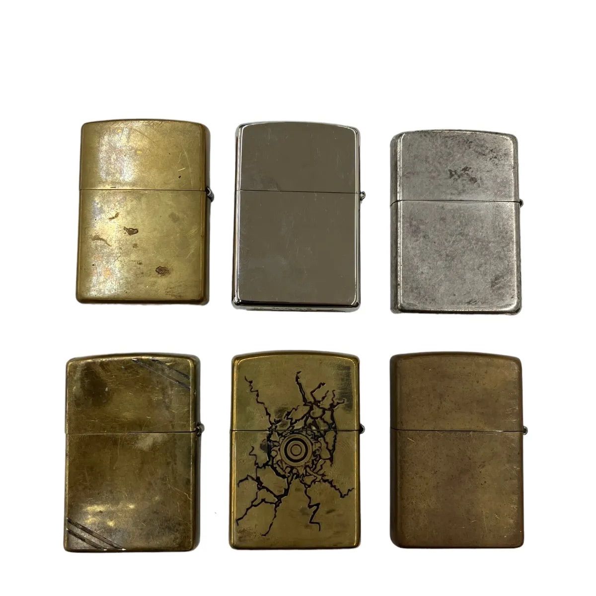 ZIPPO ジッポー 6個まとめ売り ☆動作品☆ - ☆もったいなーい