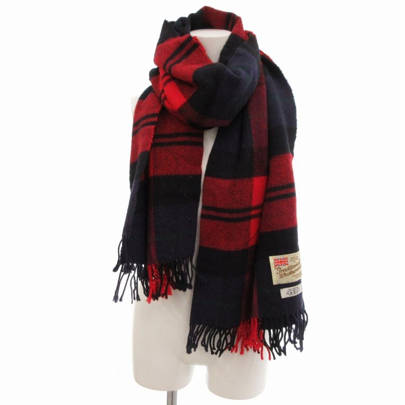 未使用　美品　Traditional Weatherwear ストール　マフラー TRADITIONAL WEATHERWEAR トラディショナル ウェザウェア