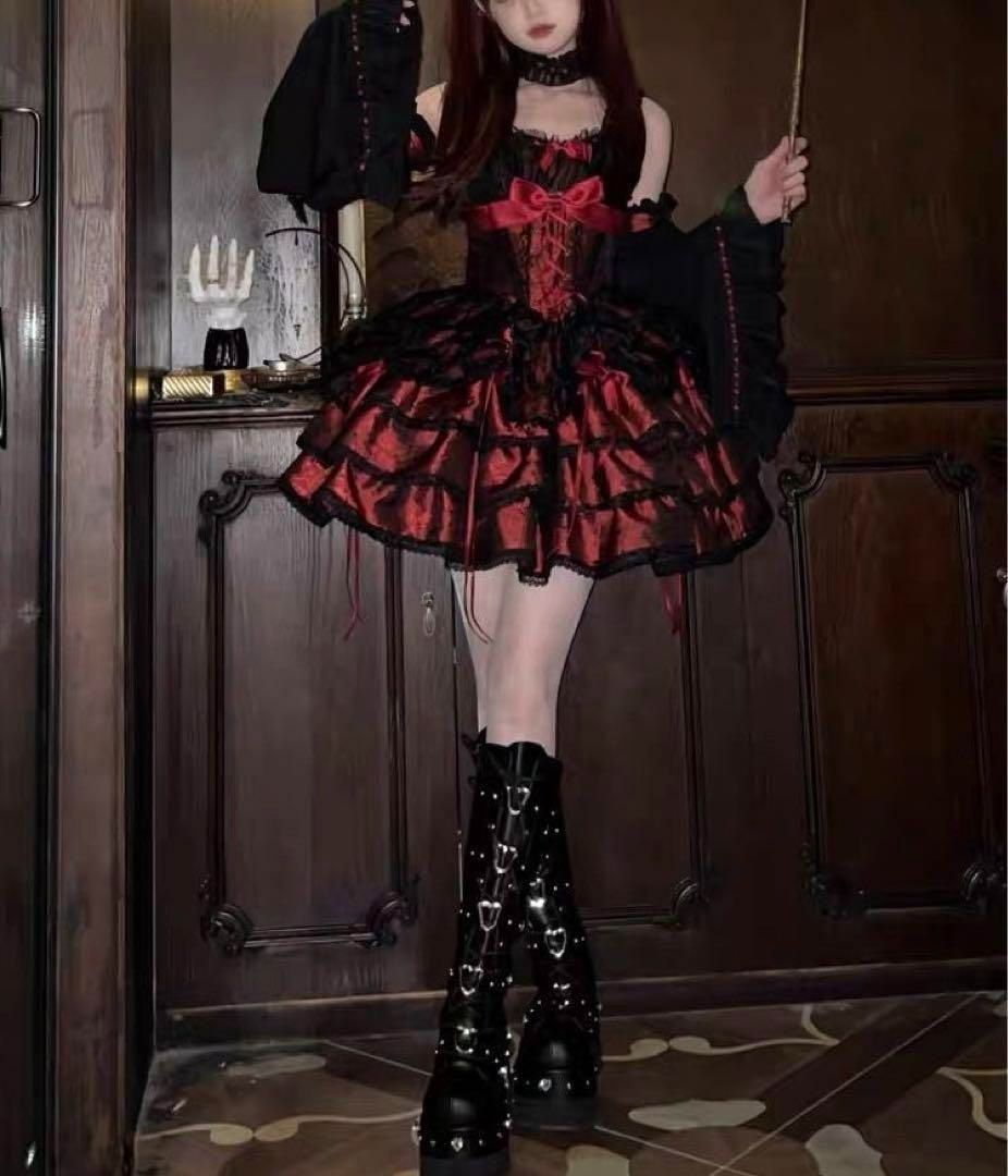 ゴスロリ ロリータ アイドル ゴシック プリンセスドレス コスプレ コスチューム ロリータ アイドル服 ゴシック プリンセスドレス コスプレ衣装