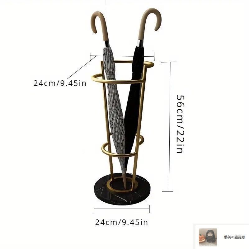 傘立て アンブレラスタンド モダン 大理石風 ホテルライク 玄関 ゴールド ホワイト ブラック シンプル おしゃれ かわいい5-109 MARWIL-DEMENAGEMENTS_CH