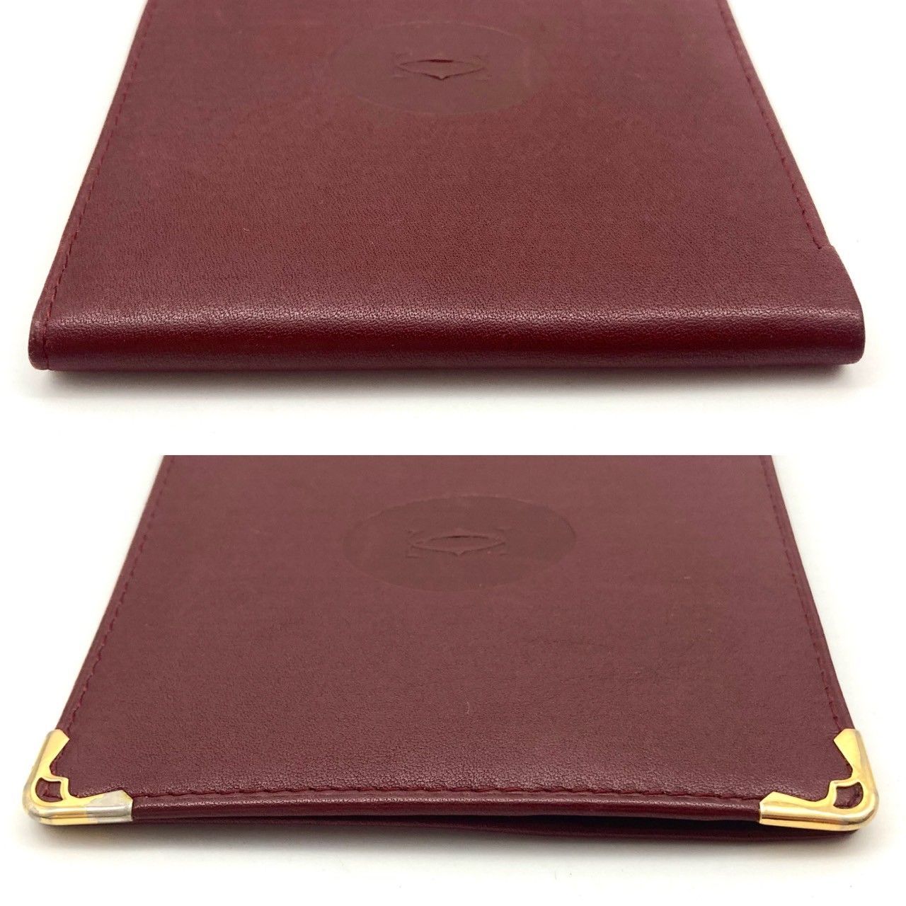 Cartier ▽Cartier カルティエ マストライン 二つ折り札入れ