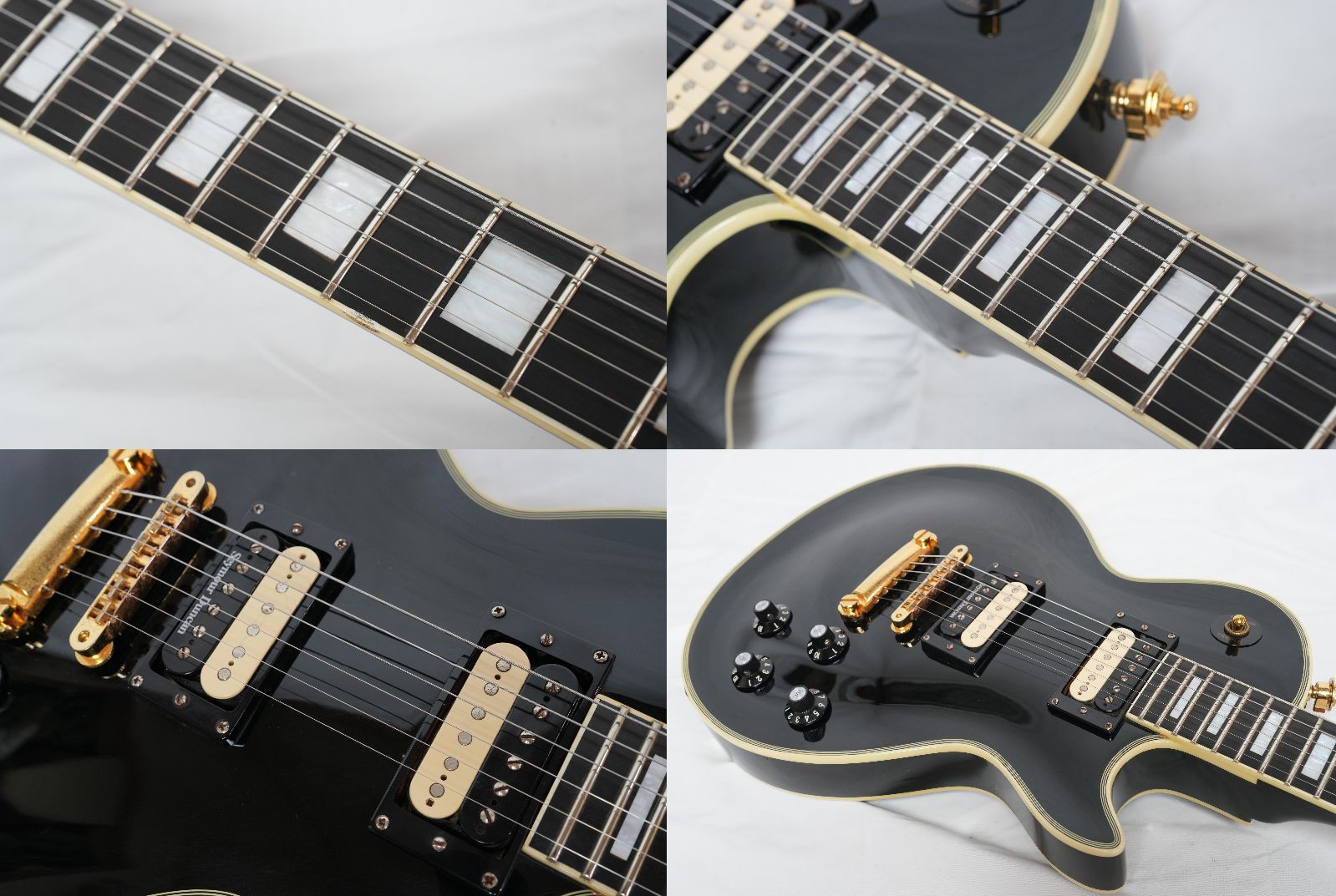 ☆EDWARDS by ESP E-LP Les Paul Custom 初期型 極太ネック レスポール